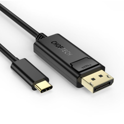 Кабель мультимедийный USB-C to DisplayPort 1.8m 4K 60Hz Choetech (XCP-1801BK) Винница - изображение 7