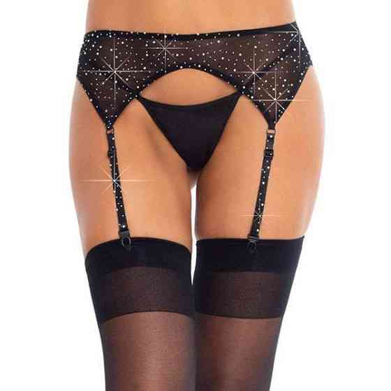 Пояс с подвязками и стразами Leg Avenue O\S Sex Aura Киев