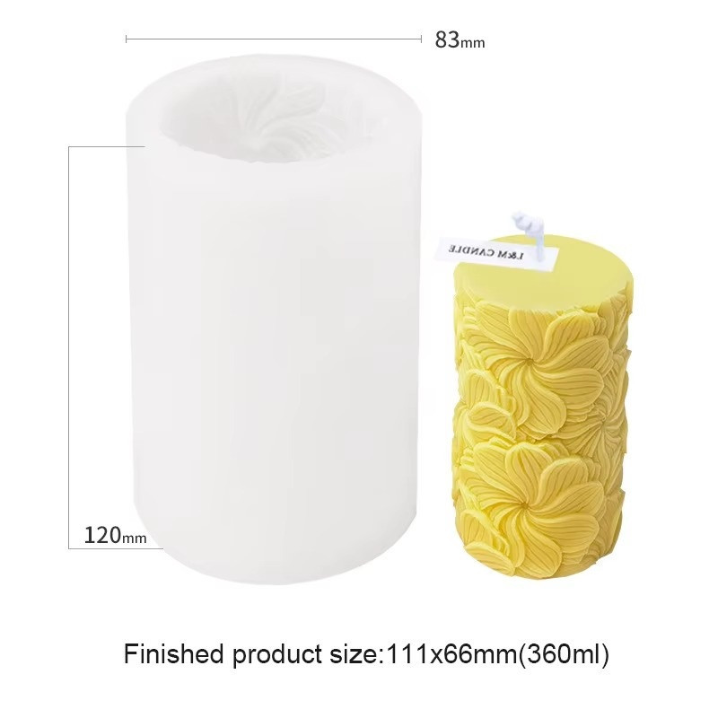 Силиконовая форма для изготовления свечей 8.3 x 12 cм 