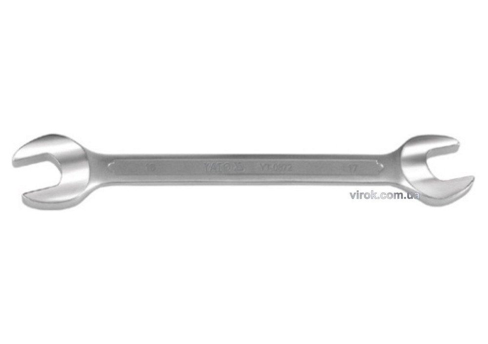Ключ ріжковий YATO : CrV, М= 17х19 мм, l=220 мм [10/50/100] Одесса - изображение 1