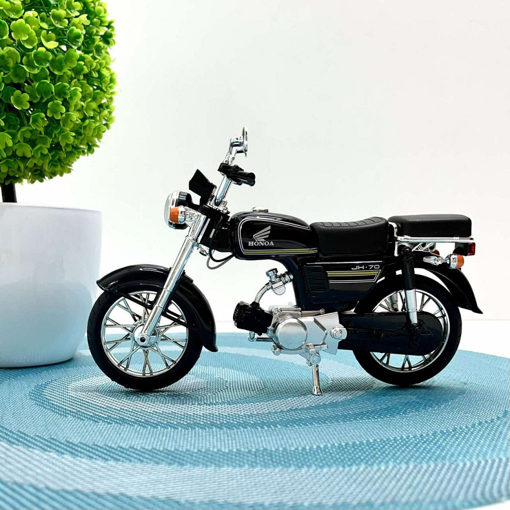 Мотоцикл металопластиковий звуки підсвічування гумові амортизація елементи 1:12 Чорний (BG 68-765) Чернігів - фото 10