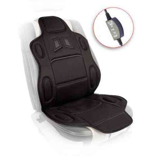 Накидка з підігрівом на сидіння висока H 19002 BK (115x49см) з перемикачем Харків