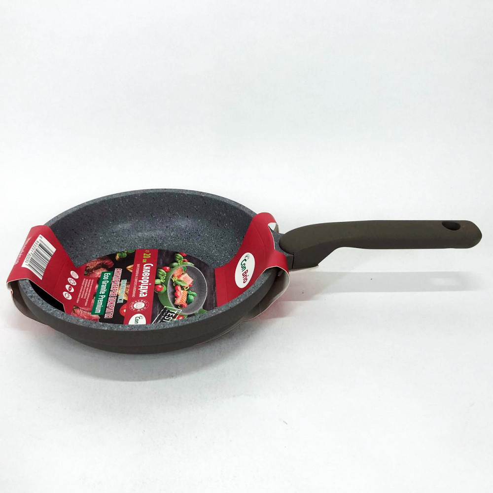 Глибока сковорода для кухні, Якісна сковорода для дому Лита з антипригарним покриттям RK-68 Івано-Франківськ - фото 6