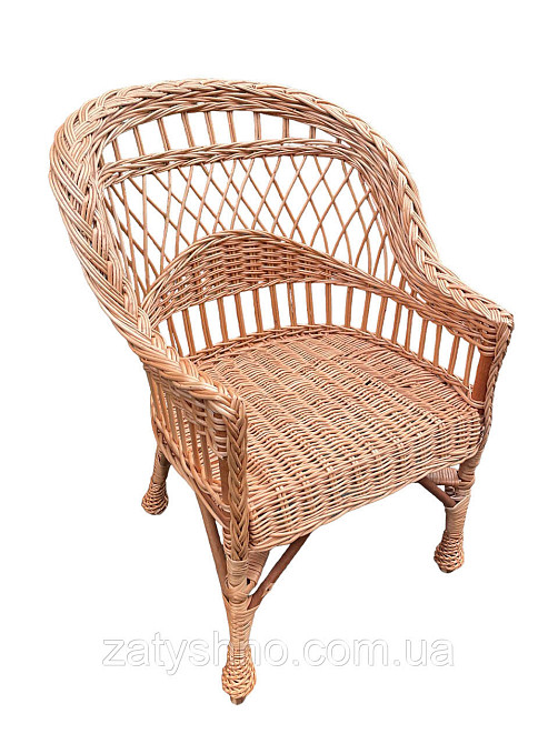 Кресло плетеное с низкой спинкой Киев - изображение 10