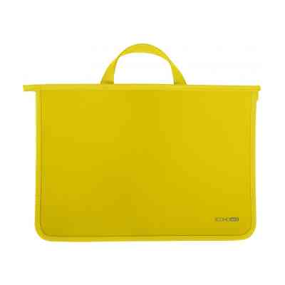 Папка - портфель Economix А4 пластиковый на молнии, 2 отделения, желтый (E31630-05) Винница