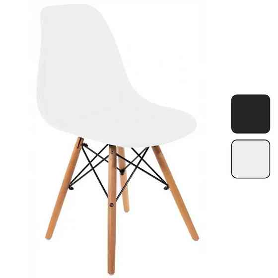 Сучасний стілець Bonro В-173 FULL KD крісло для кухні Білий Київ