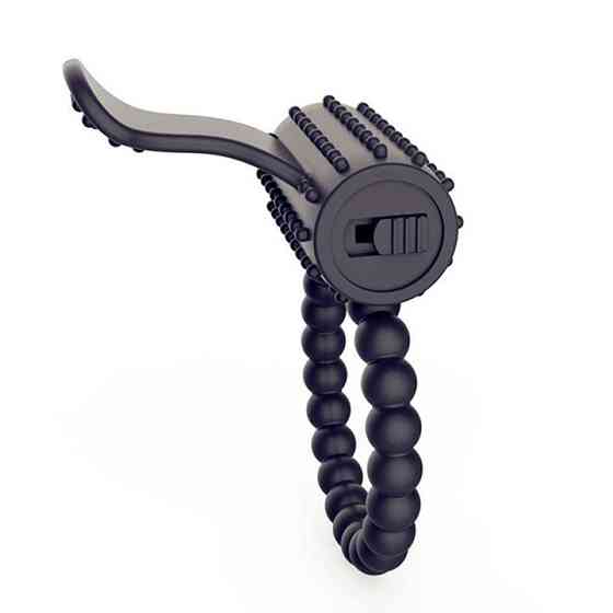 Эрекционное кольцо с вибрацией - Чёрный Винница