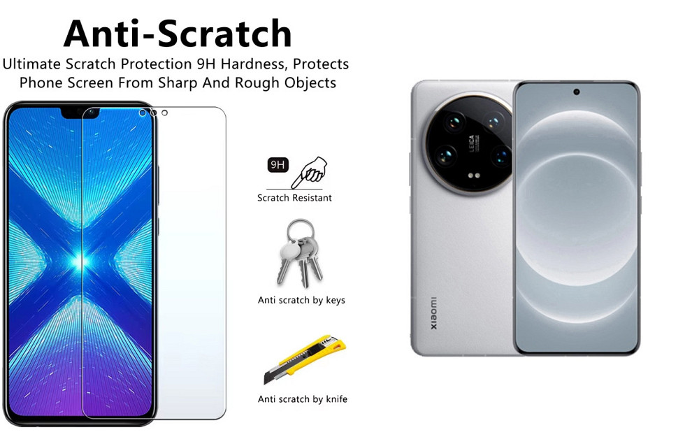 Захисне скло NeoGlass для Xiaomi Redmi 14 Ultra – надпрозоре та стійке Київ - фото 1