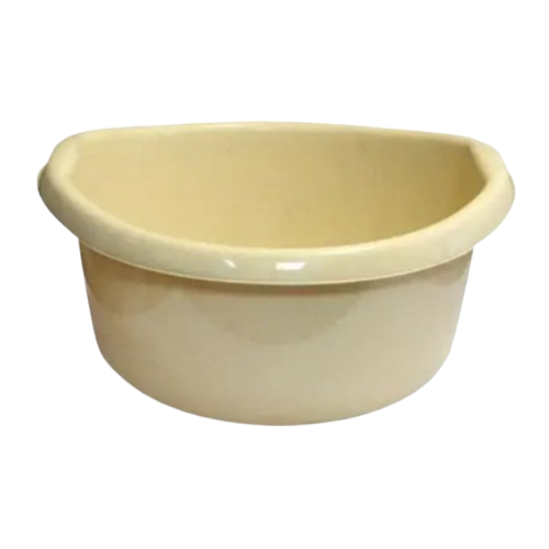 Таз 6л круглий світло-бежевий Ламела Житомир - фото 1