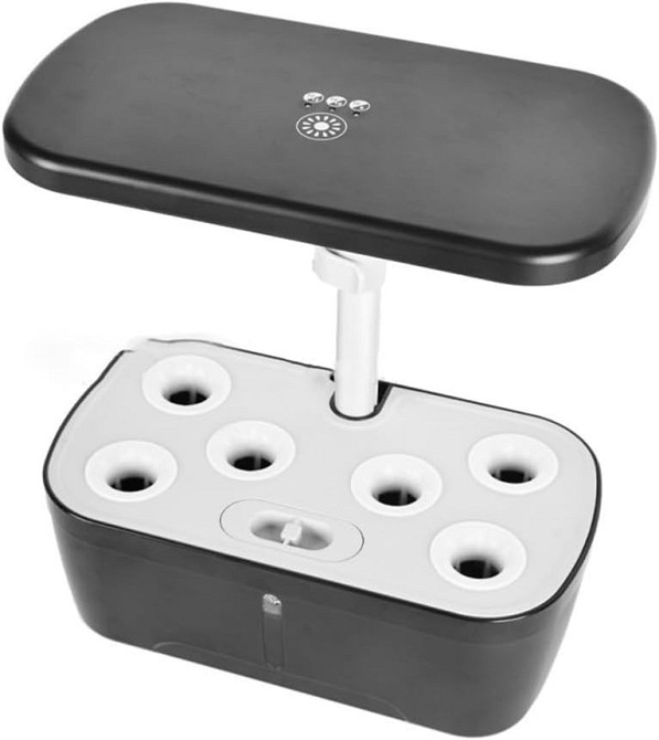 Гідропонна система Smart з LED підсвіткою для домашнього вирощування саду, потужність 15 Вт посадочних місць 6 Кам'янець-Подільський - фото 4