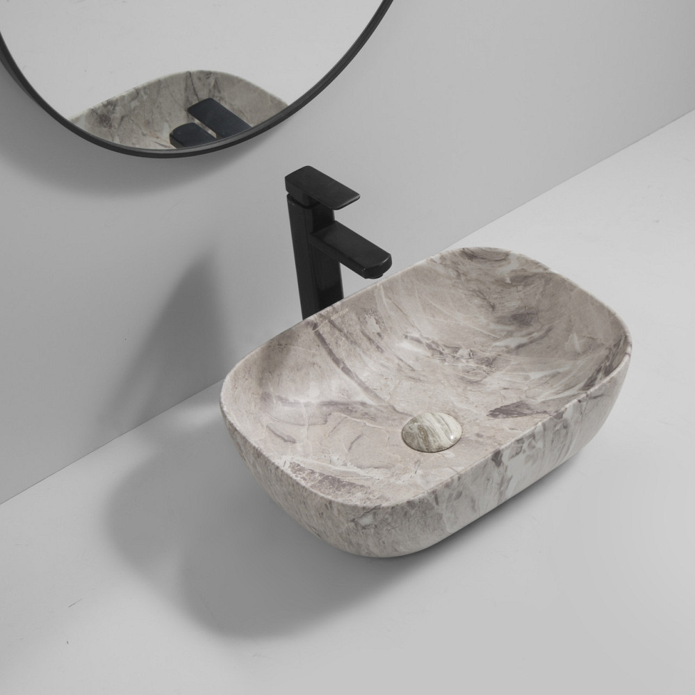 Раковина накладна MIXXUS PREMIUM DIVERSE-0113 MARBLE 455х325х135mm   ( MP6544 ) 28528 Харків - фото 6