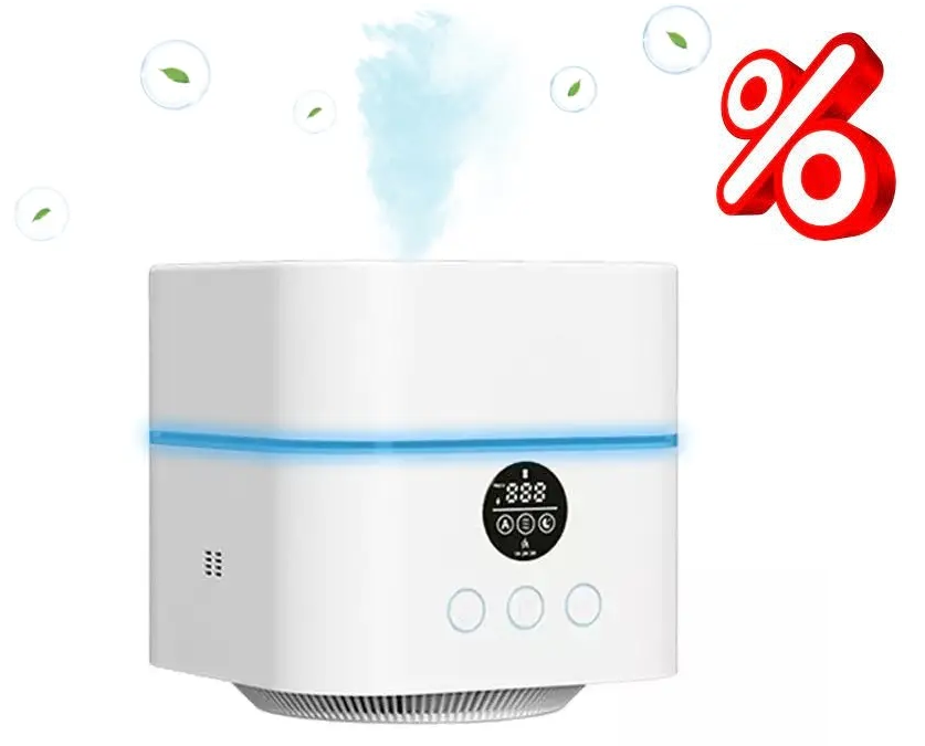 Очищувач повітря Porto із зволожувачем повітря, 4-ст. HEPA-фільтром Дніпро - фото 1