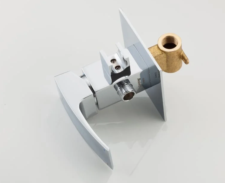 Змішувач для гігієнічного душу Koer KB-23007-04 (Колір хром+білий) (KR5162) Чернівці - фото 6