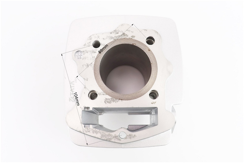 Циліндр к-кт (ЦПГ) CB125cc Ø56,5мм (висота циліндра 68/97мм, палець 15мм) TATA Київ - фото 4