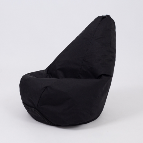 Кресло-груша Хатка Черная Большая 90х130 Киев - изображение 1