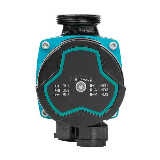 Aquatica Насос циркуляционный энергосберегающий 5-25Вт Hmax 4м Qmax 47л/мин Ø1½" 130мм + гайки Коломия