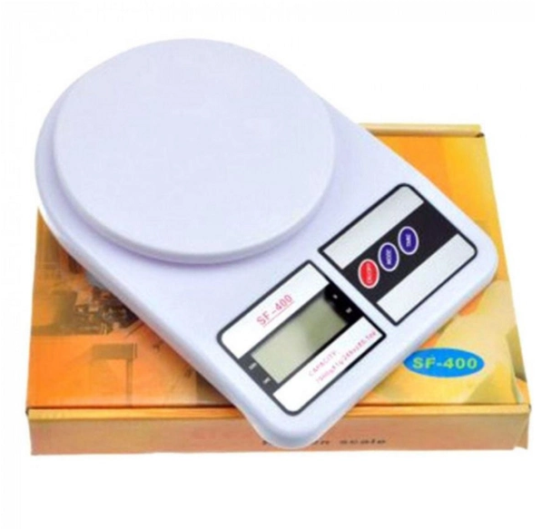 Кухонні ваги Domotec ACS MS-400, до 10 кг, функція тарування, точність 1 г, цифровий дисплей, пластик Одеса - фото 4