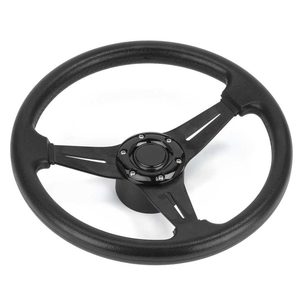 Кермове колесо 13.5 алюміній чорне ААА Тайвань Черкаси - фото 2