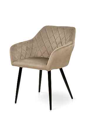 Крісло Акура HC-R17, чорний/велюр пісочний Киев