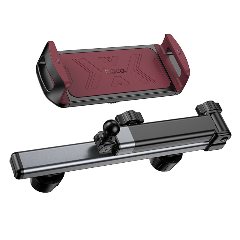 Автотримач для телефона HOCO H69 Gamble telescopic tablet car holder (rear pillow) Black and Red Київ - фото 5