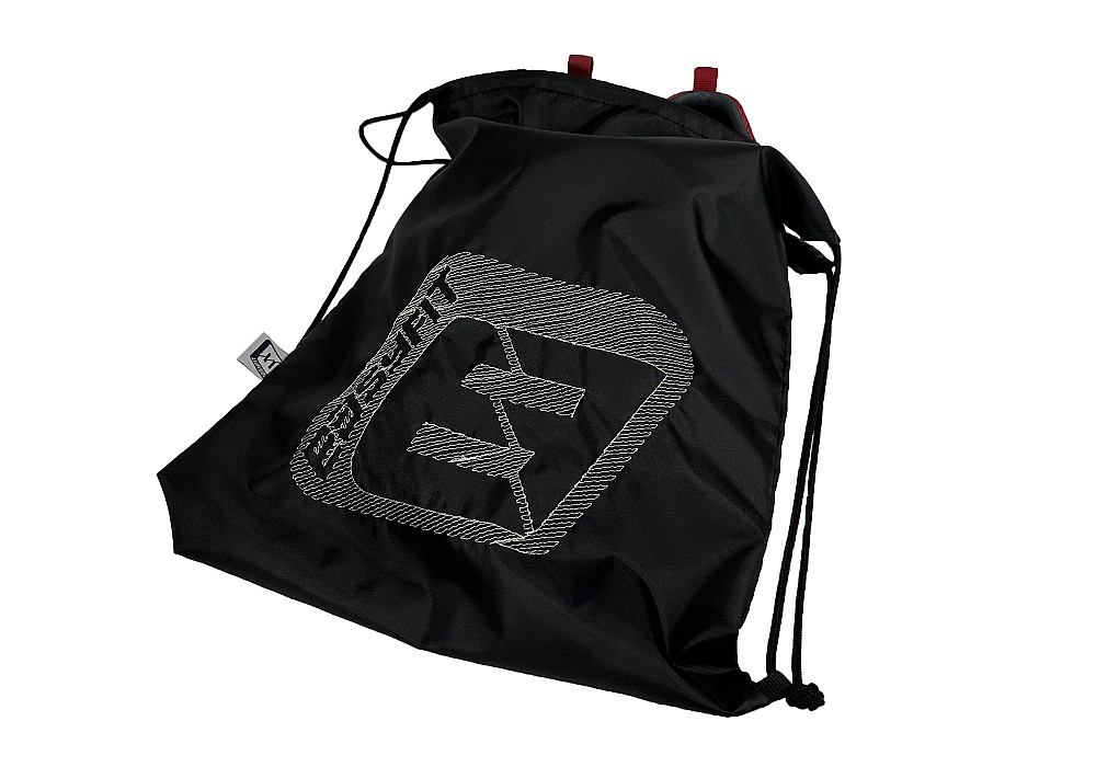 Сумка спортивна для взуття або інвентарю EasyFit чорна Коломия - фото 2