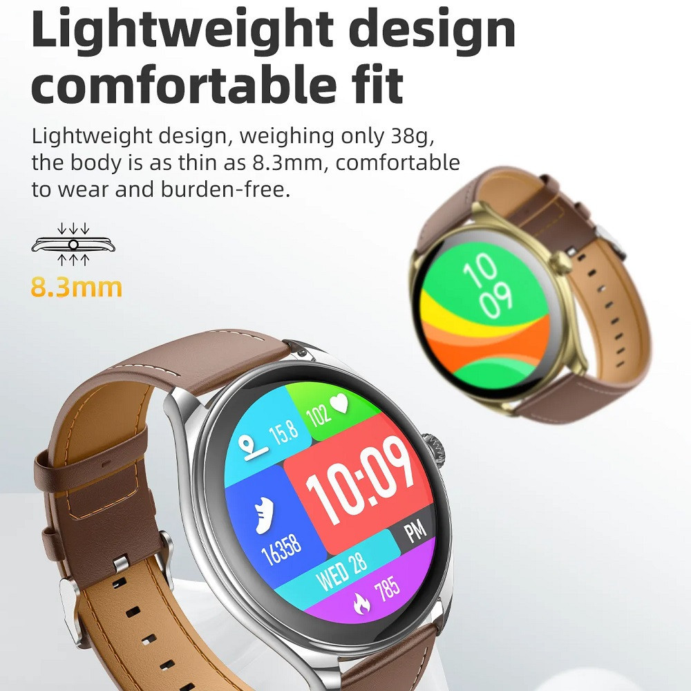 Смарт-годинник HOCO Y22 AMOLED 36mm. 200 mAh. IP67 Silver Київ - фото 7