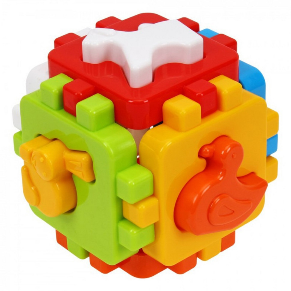 Дитячий розвиваючий кубик "Розумний малюк 1+1" 1899TXK Вінниця - фото 3