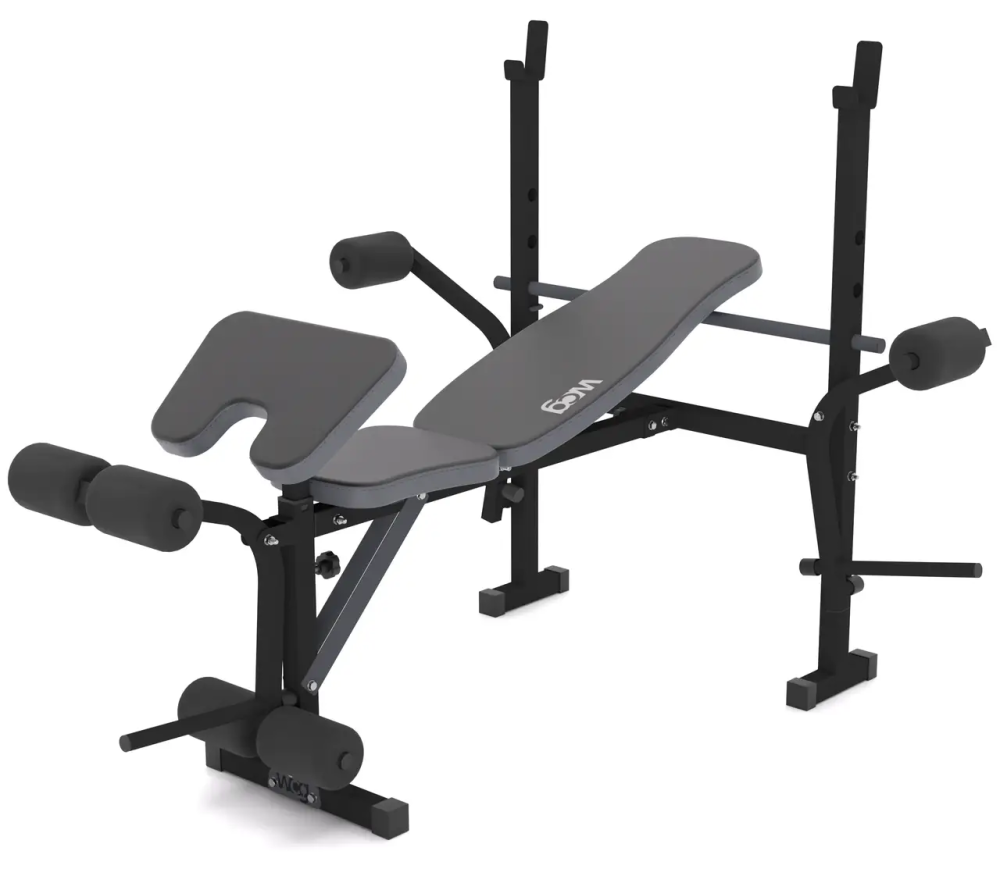 Скамья для жима универсальная WCG 0055 + приставка Скотта с тренажером для ног Киев - изображение 11