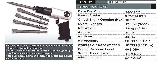 Молоток пневматический (пневмозубило) TOPTUL KAHA3217 Одесса - изображение 2