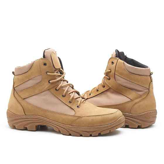 Зимові, справжні чоловічі тактичні черевики, берці, кольору кайот Харків