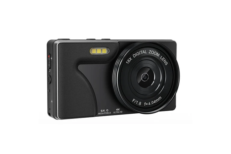 Цифрова камера Wevoor A62 4K 64 МП, автофокус, Dual Camera, 18x Zoom, 2000 мАг + карта 64 ГБ, чорна Київ - фото 4