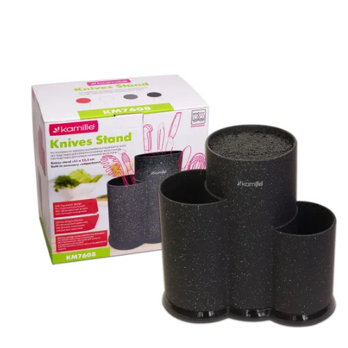 Підставка для ножів 22см (чорний,бiлий,коричн.,сiрий) 7608 KAMILLE Житомир - фото 11