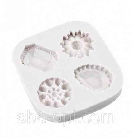 Молд силіконовий 6,5 х 7 см Діаманти ( шт ) Одеса