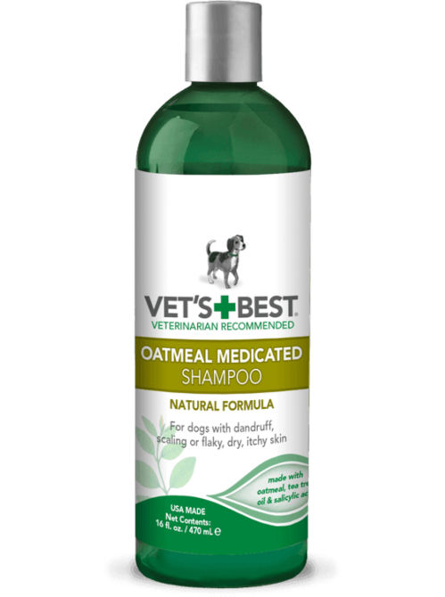 Vet`s Best Oatmeal Med Shampoo (Ветс Бест Оатмеал Мед) терапевтичний шампунь для собак на основі вівса Запоріжжя - фото 1