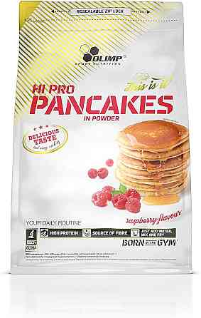 Суміш для приготування панкейків Olimp Hi Pro Pancakes (малина) 900 g Луцьк