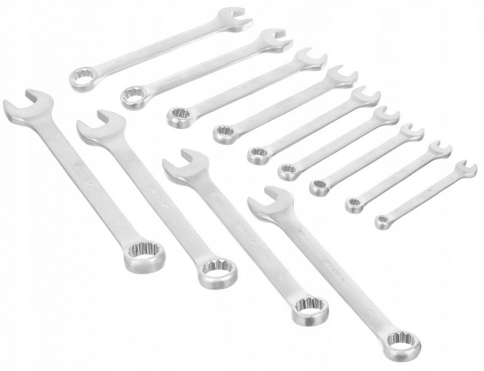 Набір ключів OX-252 6–36 мм, 25 предметів, Cr-V сталь, чохол, профі інструмент. Одеса - фото 3