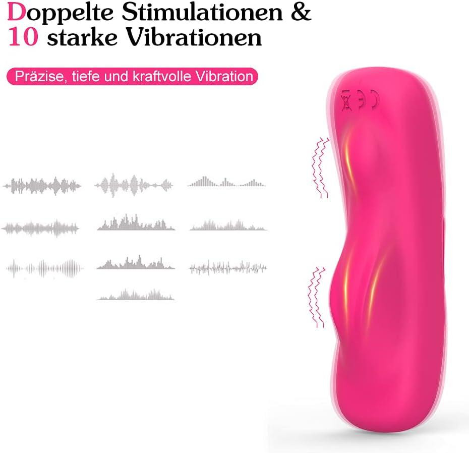 Вібратор-метелик Mionteit Slip з магнітною кліпсою для піхви клітора Дніпро - фото 4