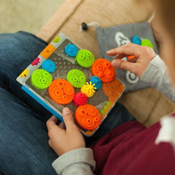 Гра-головоломка Fat Brain Toys Crankity Різнокольорові шестерні (F140ML) Харків - фото 11