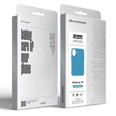 Чохол до мобільного телефона Armorstandart ICON2 MagSafe Apple iPhone 16 Capri Blue (ARM80183) Вінниця