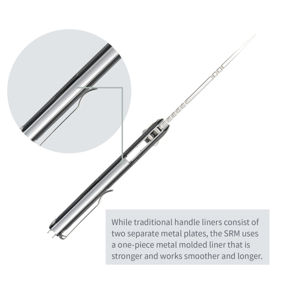 Ніж складаний SRM Mirage 239X-GB, чорний Киев - изображение 10