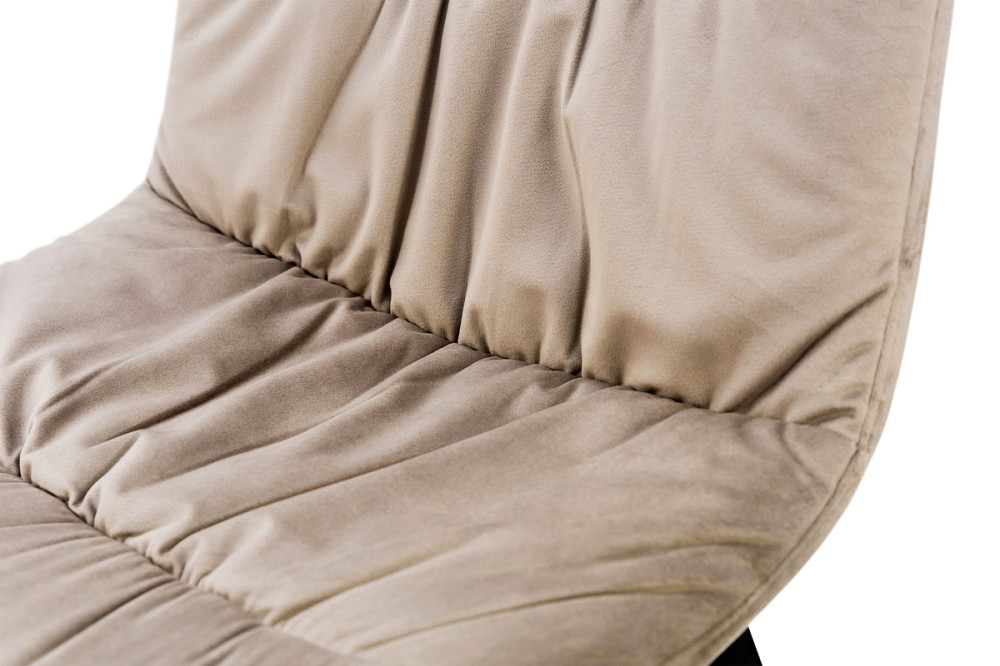 Стілець Авері чорний/велюр мокрий пісок Bluvel-40 Киев - изображение 6