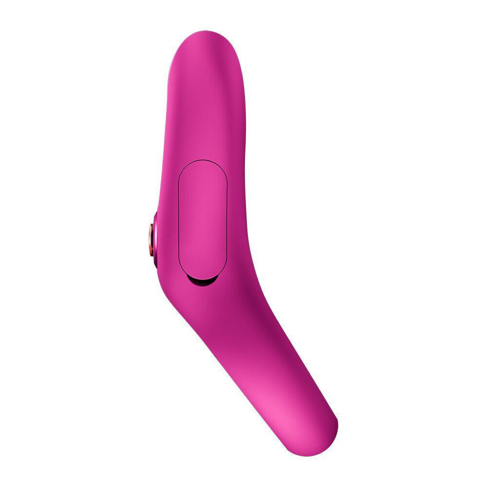 Эрекционное виброкольцо с двойной стимуляцией клитора Fun Factory NŌS CLASSIC Magenta, 2 мотора Sex Aura Киев - изображение 4
