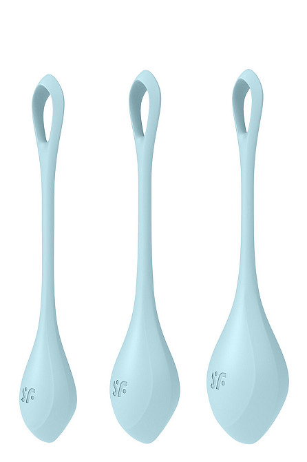 Набор вагинальных шариков Satisfyer Yoni Power 2, голубой Sex Aura Киев - изображение 3