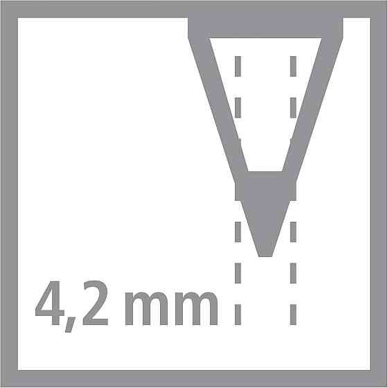 Набір 12 екологічних товстих тригранних кольорових олівців STABILO GREENtrio Київ