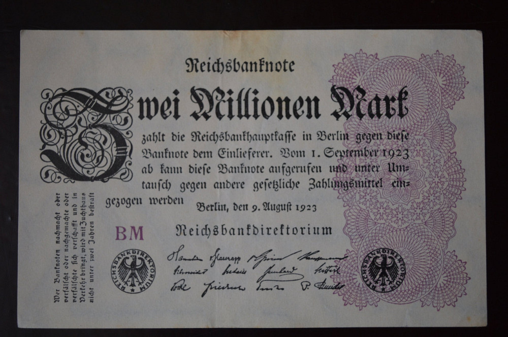 Германия 2000000 марок (2 миллиона) 1923 г (Г-1) 1 Полтава - изображение 1