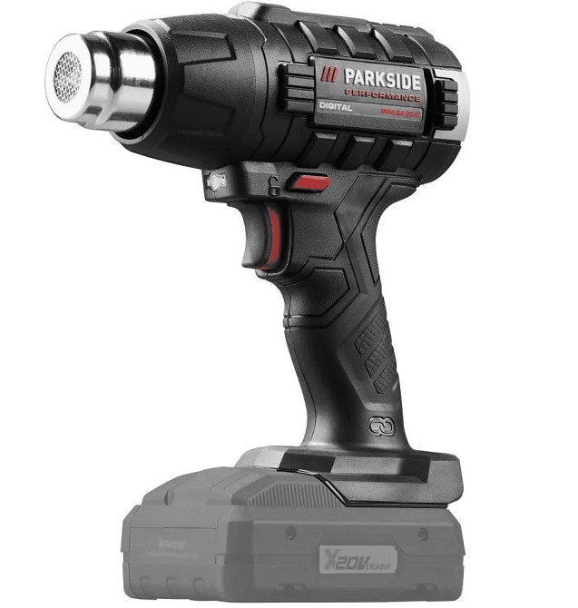 Акумуляторний будівельний фен з РК-дисплеєм Parkside (PPHLGA 20-Li A2) Без акумулятора! Нововолинськ - фото 3