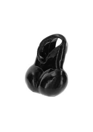 Кольцо для пениса с держателем для мошонки Toy Joy Manpower черное Sex Aura Киев