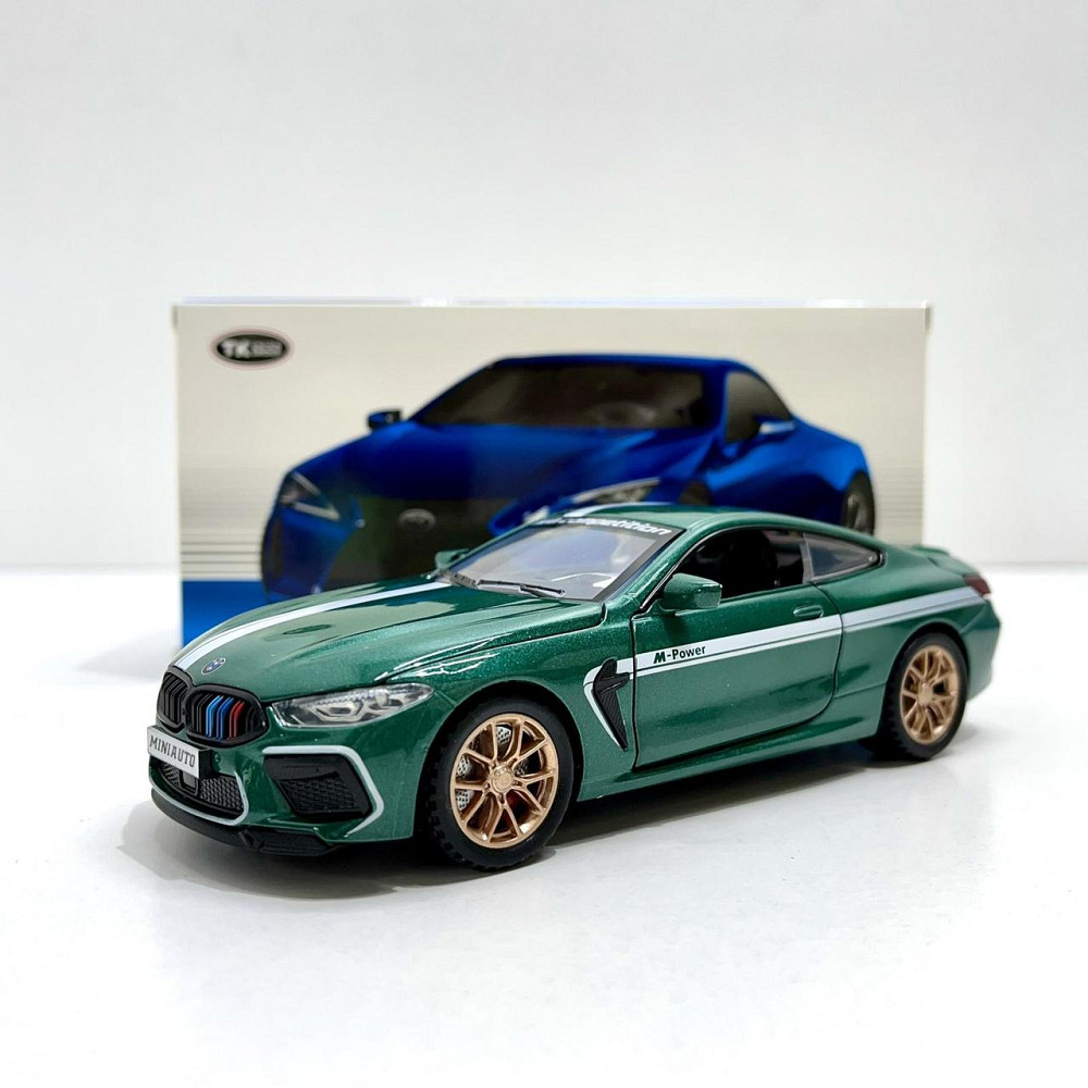 Машинка металева Авто Експерт BMW M8 1:32 відчиняються двері та багажник Зелена (LF-04412) Чернігів - фото 6