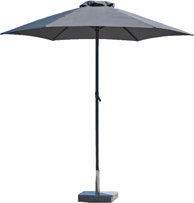 Парасоля садова 2,5 метри сіра 8 спиць з ручкоюдля розкладання Київ - фото 2