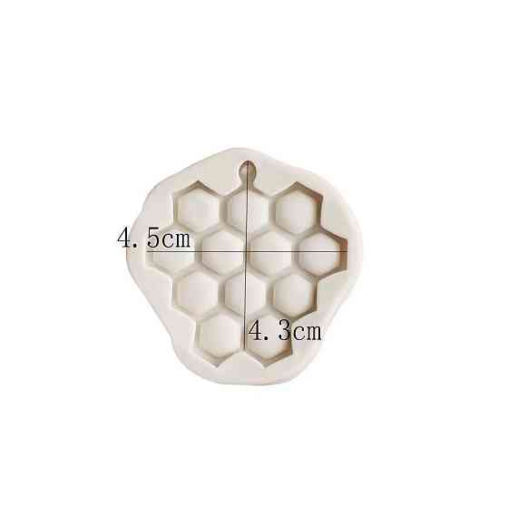 Молд силиконовый Соты 45 на 43 мм серый Киев
